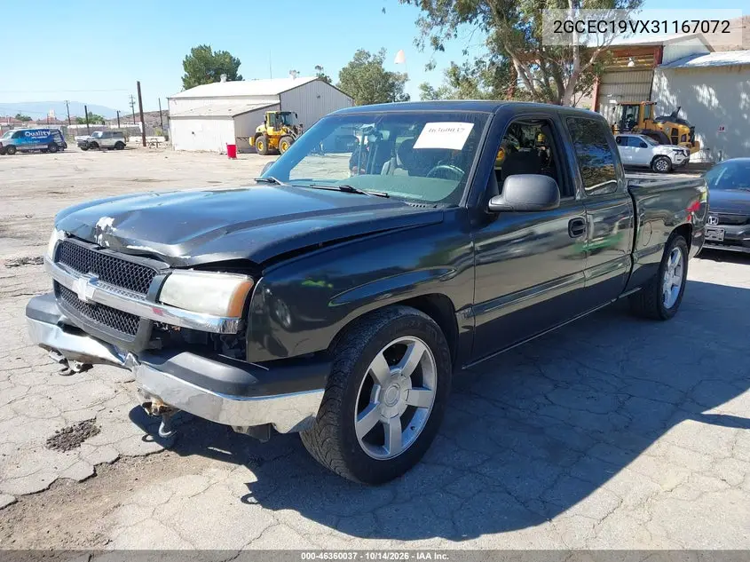 2003 CHEVROLET SILVERADO VIN 2GCEC19VX31167072 — фото 2