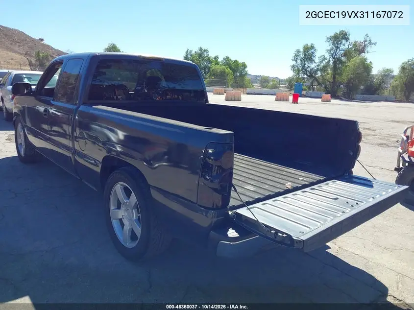 2003 CHEVROLET SILVERADO VIN 2GCEC19VX31167072 — фото 3