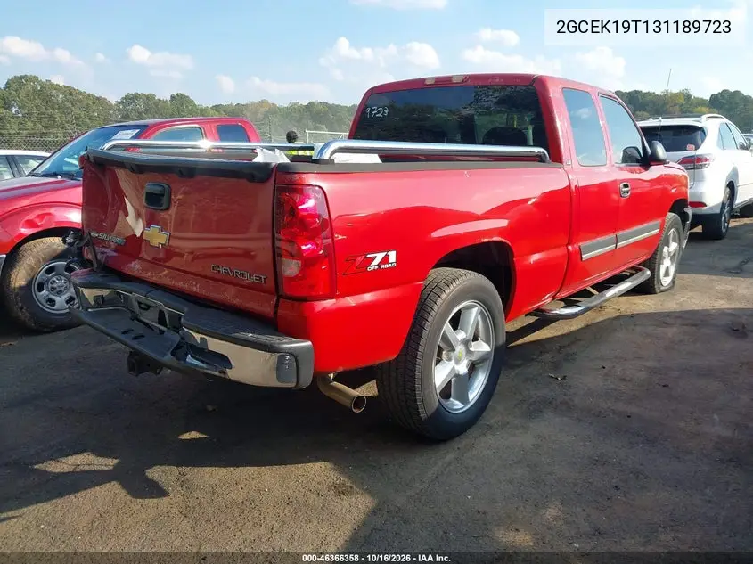 2003 CHEVROLET SILVERADO VIN 2GCEK19T131189723 — фото 4