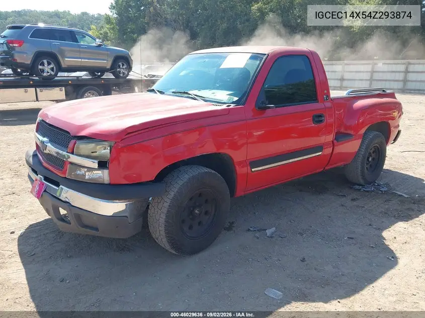 2004 CHEVROLET SILVERADO VIN 1GCEC14X54Z293874 — фото 2