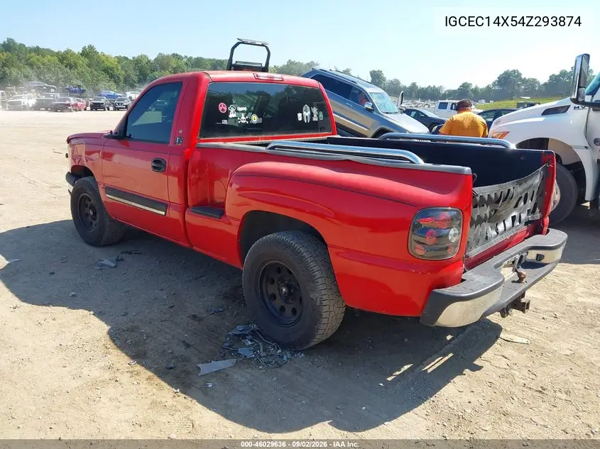 2004 CHEVROLET SILVERADO VIN 1GCEC14X54Z293874 — фото 3