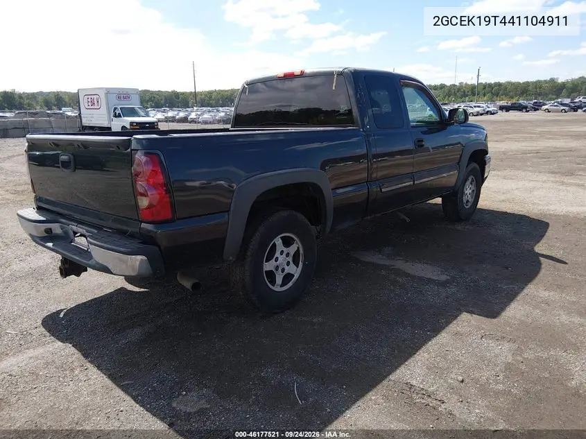 2004 CHEVROLET SILVERADO VIN 2GCEK19T441104911 — фото 4