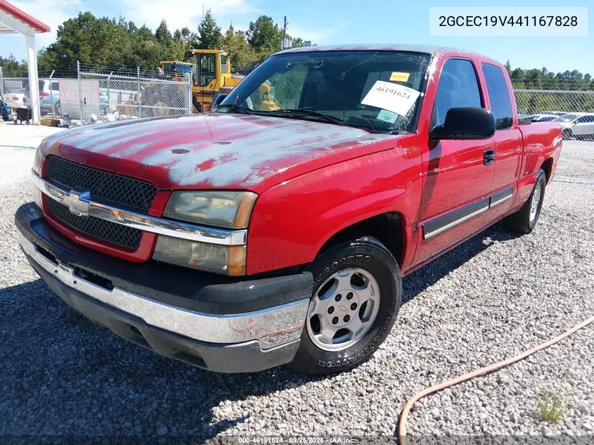2004 CHEVROLET SILVERADO VIN 2GCEC19V441167828 — фото 2