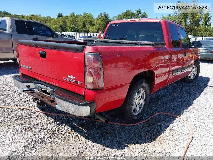 2004 CHEVROLET SILVERADO VIN 2GCEC19V441167828 — фото 4