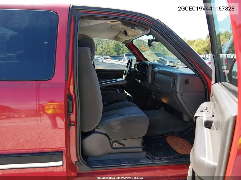 2004 CHEVROLET SILVERADO VIN 2GCEC19V441167828 — фото 5