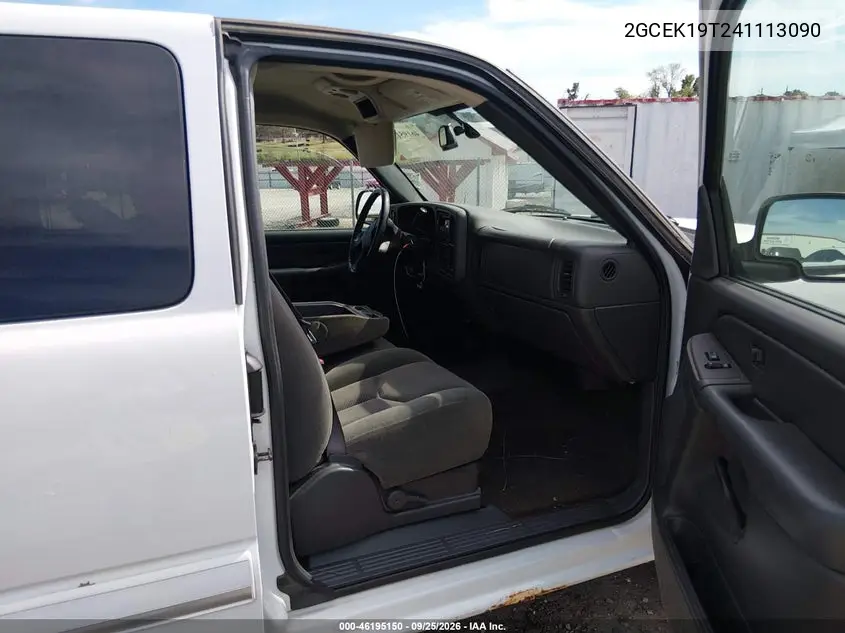 2004 CHEVROLET SILVERADO VIN 2GCEK19T241113090 — фото 5