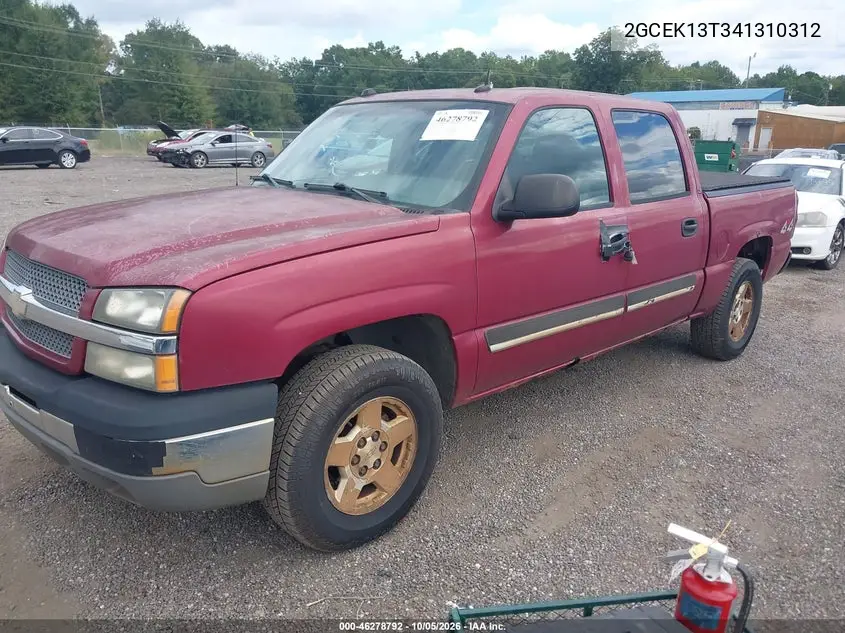2004 CHEVROLET SILVERADO VIN 2GCEK13T341310312 — фото 2
