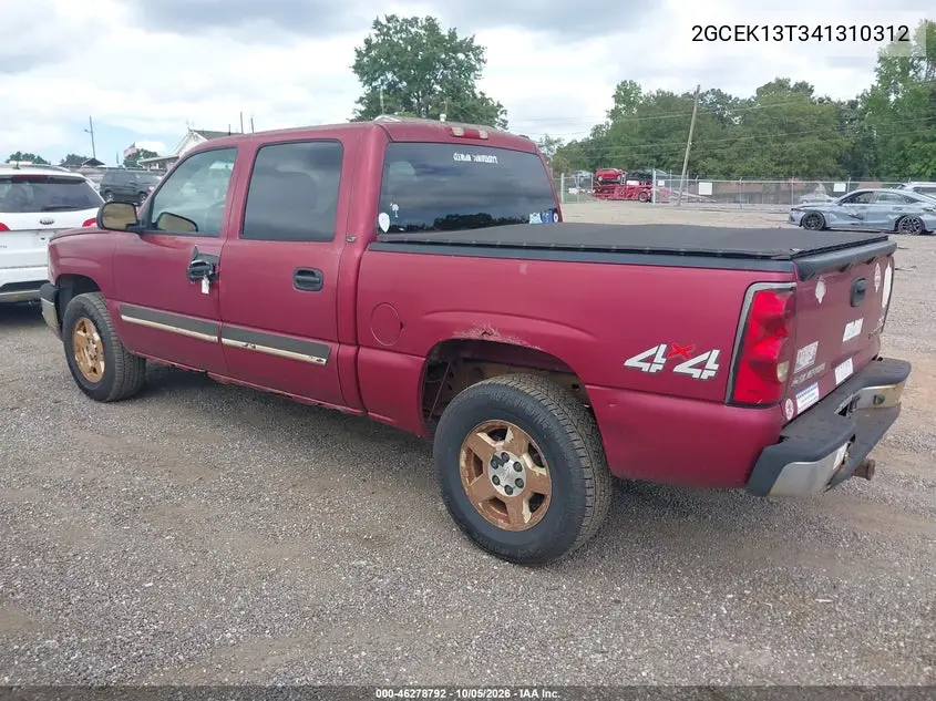 2004 CHEVROLET SILVERADO VIN 2GCEK13T341310312 — фото 3