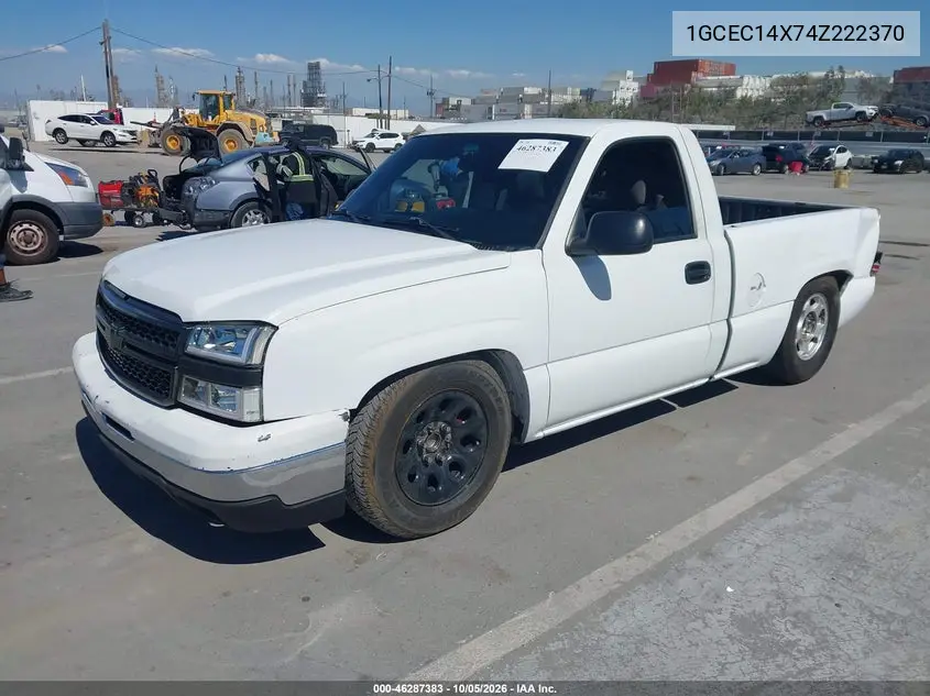 2004 CHEVROLET SILVERADO VIN 1GCEC14X74Z222370 — фото 2
