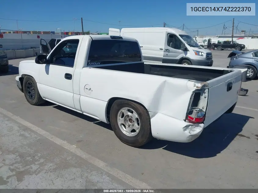 2004 CHEVROLET SILVERADO VIN 1GCEC14X74Z222370 — фото 3