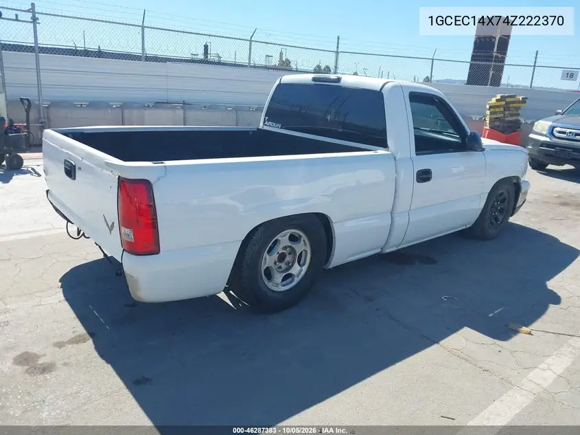 2004 CHEVROLET SILVERADO VIN 1GCEC14X74Z222370 — фото 4