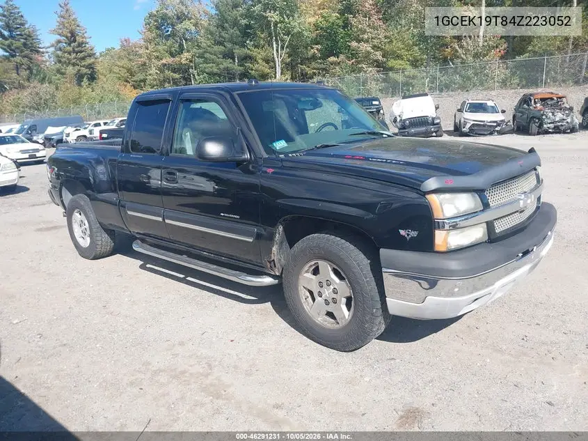 CHEVROLET SILVERADO 2004, VIN 1GCEK19T84Z223052