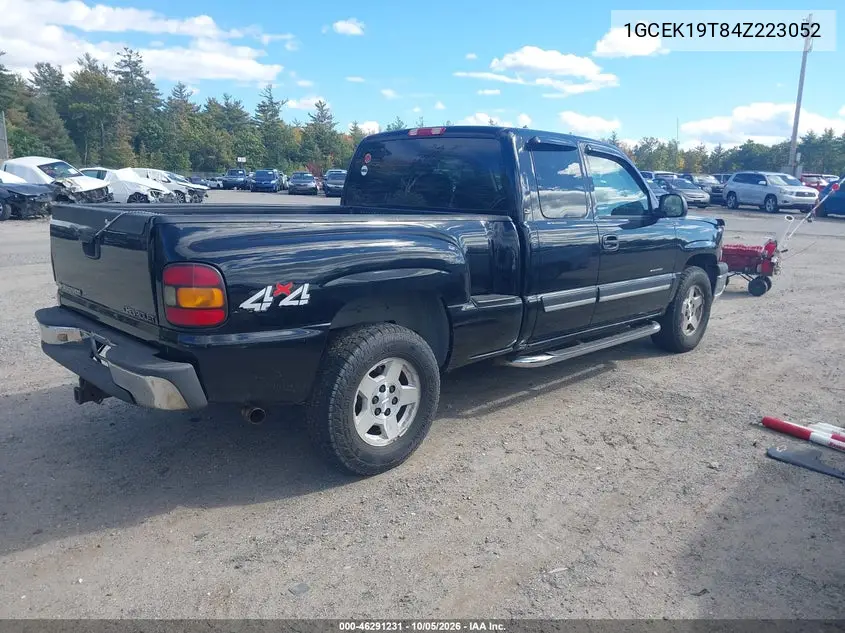 2004 CHEVROLET SILVERADO VIN 1GCEK19T84Z223052 — фото 4