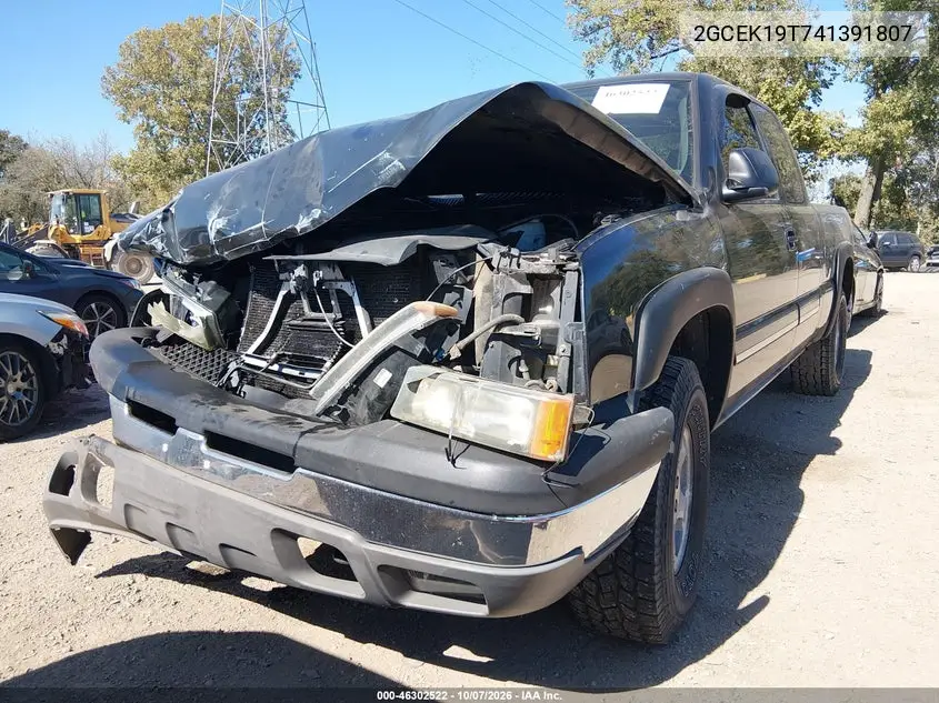2004 CHEVROLET SILVERADO VIN 2GCEK19T741391807 — фото 2