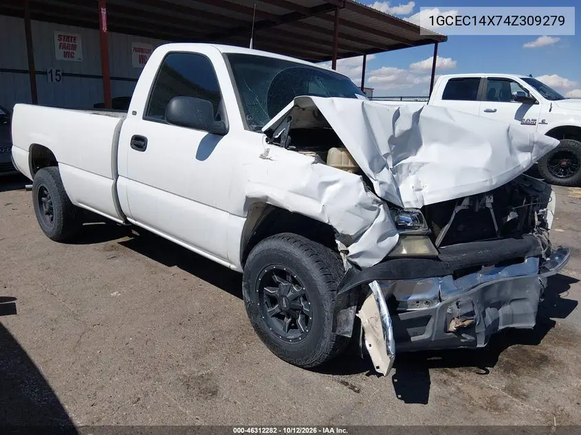 CHEVROLET SILVERADO 2004, VIN 1GCEC14X74Z309279