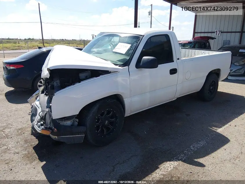 2004 CHEVROLET SILVERADO VIN 1GCEC14X74Z309279 — фото 2