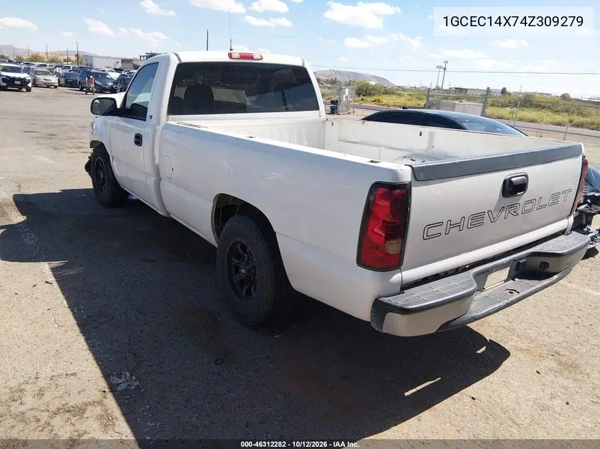 2004 CHEVROLET SILVERADO VIN 1GCEC14X74Z309279 — фото 3