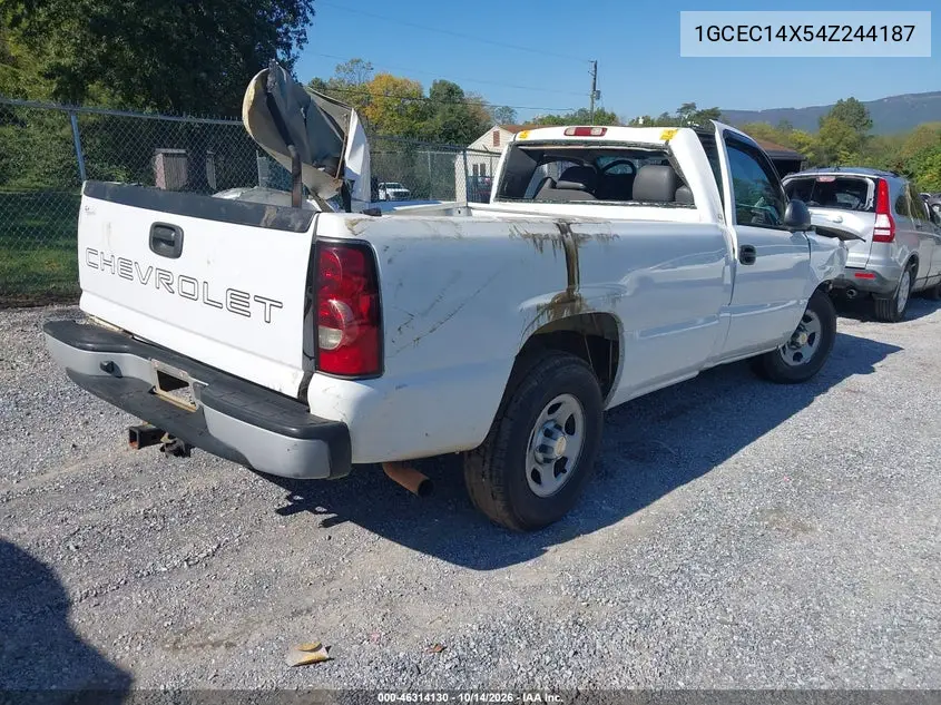 2004 CHEVROLET SILVERADO VIN 1GCEC14X54Z244187 — фото 4