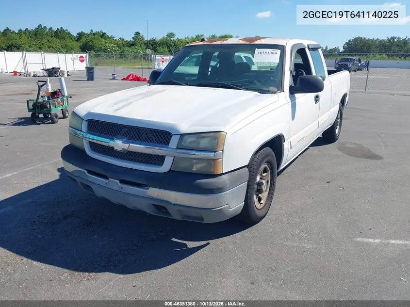 2004 CHEVROLET SILVERADO VIN 2GCEC19T641140225 — фото 2