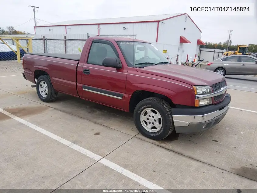 CHEVROLET SILVERADO 2004, VIN 1GCEC14T04Z145824