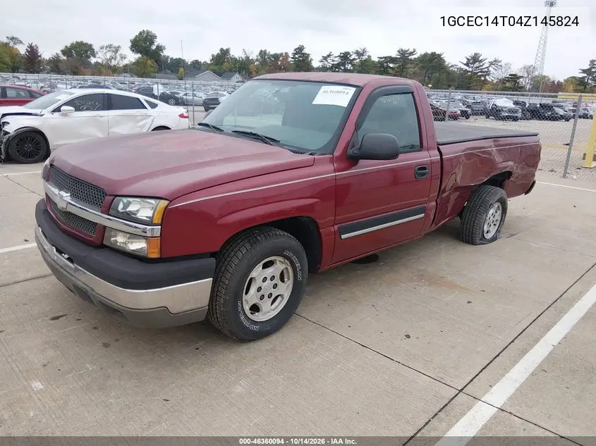2004 CHEVROLET SILVERADO VIN 1GCEC14T04Z145824 — фото 2