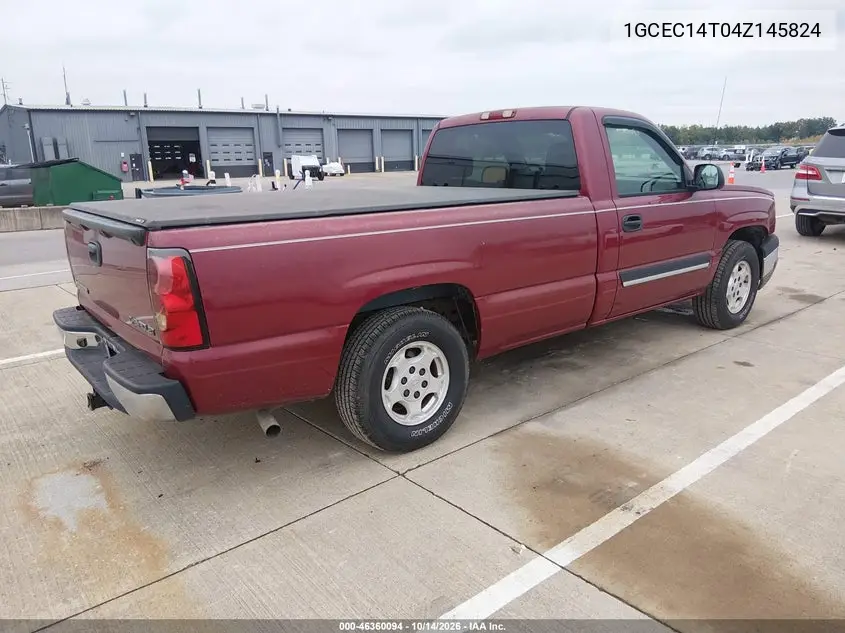 2004 CHEVROLET SILVERADO VIN 1GCEC14T04Z145824 — фото 4