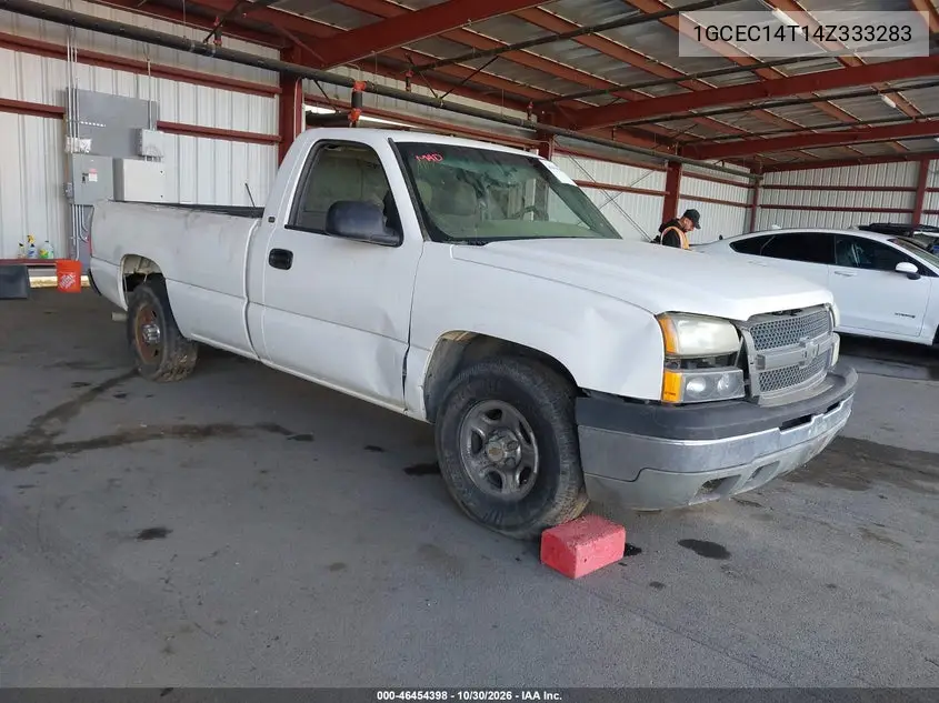 CHEVROLET SILVERADO 2004, VIN 1GCEC14T14Z333283