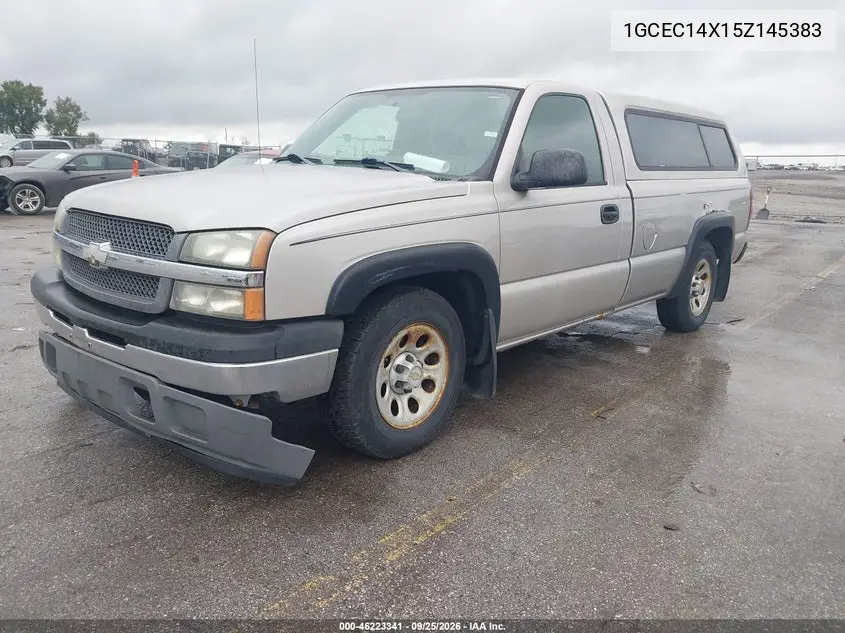2005 CHEVROLET SILVERADO VIN 1GCEC14X15Z145383 — фото 2