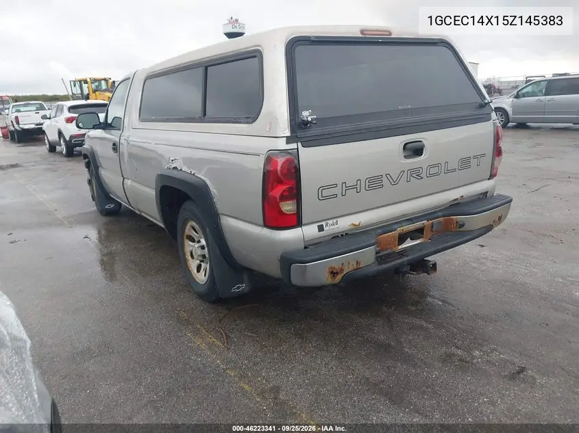 2005 CHEVROLET SILVERADO VIN 1GCEC14X15Z145383 — фото 3