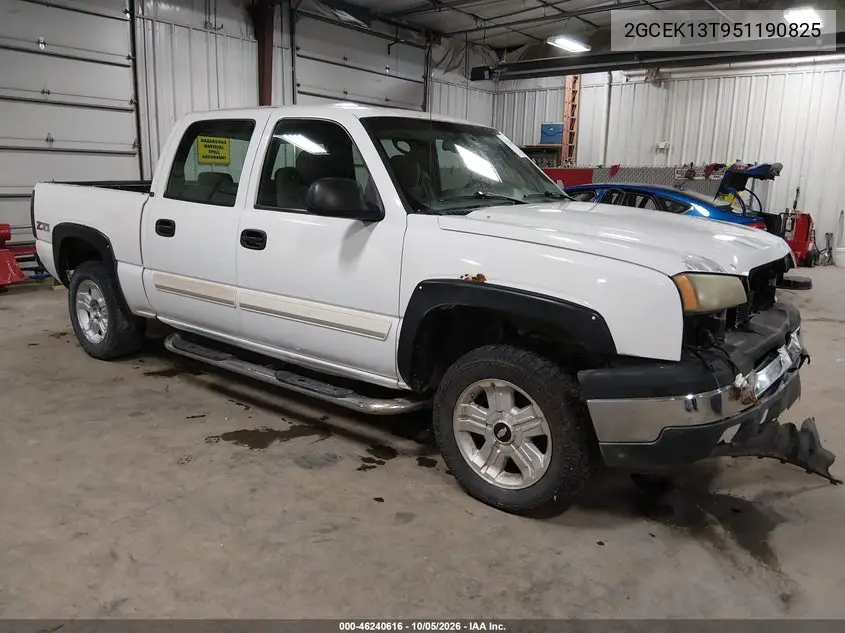 CHEVROLET SILVERADO 2005, VIN 2GCEK13T951190825