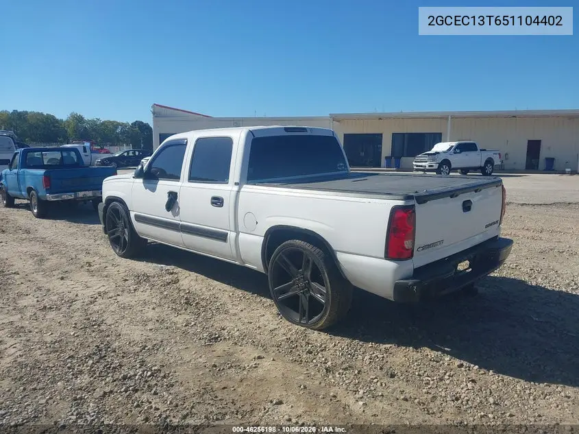 2005 CHEVROLET SILVERADO VIN 2GCEC13T651104402 — фото 3