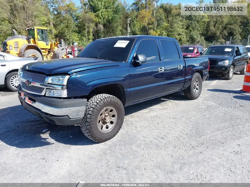 2005 CHEVROLET SILVERADO VIN 2GCEC13T951198632 — фото 2