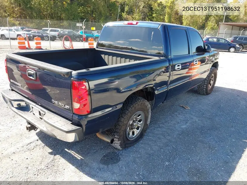 2005 CHEVROLET SILVERADO VIN 2GCEC13T951198632 — фото 4