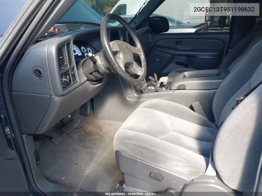 2005 CHEVROLET SILVERADO VIN 2GCEC13T951198632 — фото 5