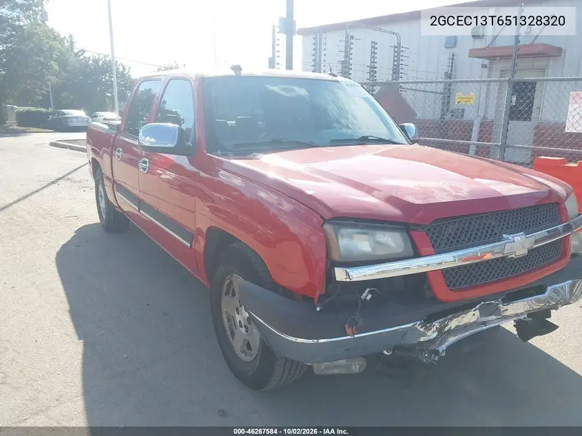 CHEVROLET SILVERADO 2005, VIN 2GCEC13T651328320