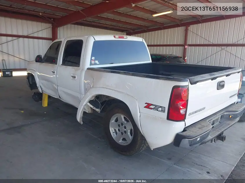 2005 CHEVROLET SILVERADO VIN 2GCEK13T651156938 — фото 3