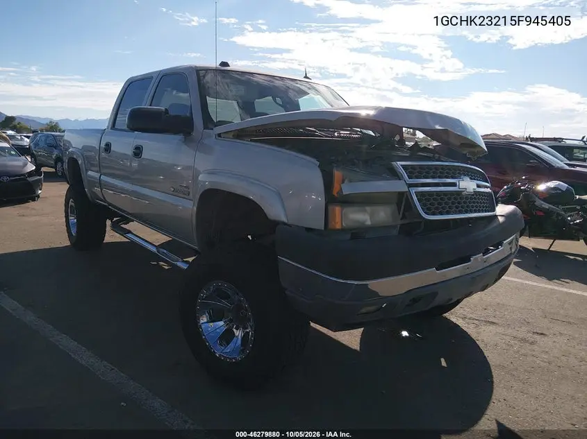 CHEVROLET SILVERADO 2005, VIN 1GCHK23215F945405