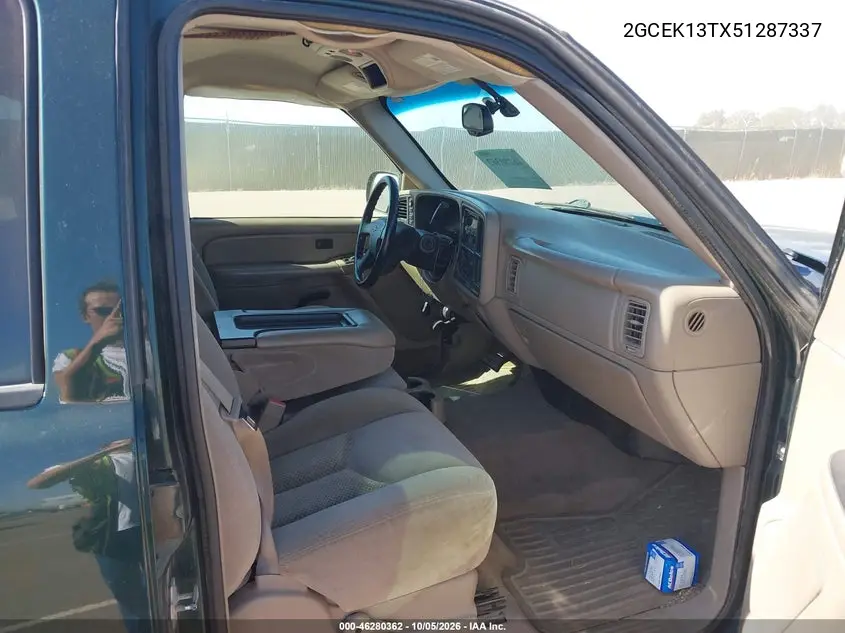 2005 CHEVROLET SILVERADO VIN 2GCEK13TX51287337 — фото 5