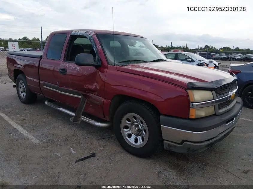 CHEVROLET SILVERADO 2005, VIN 1GCEC19Z95Z330128