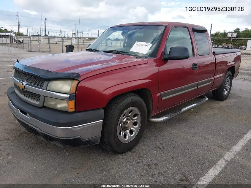 2005 CHEVROLET SILVERADO VIN 1GCEC19Z95Z330128 — фото 2