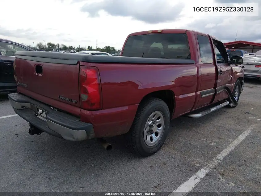 2005 CHEVROLET SILVERADO VIN 1GCEC19Z95Z330128 — фото 4