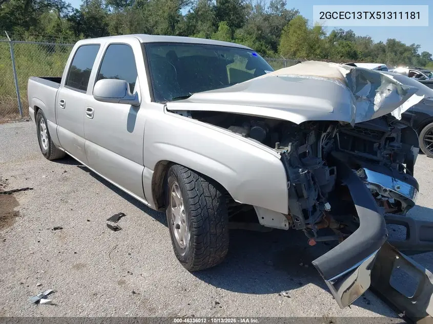 CHEVROLET SILVERADO 2005, VIN 2GCEC13TX51311181