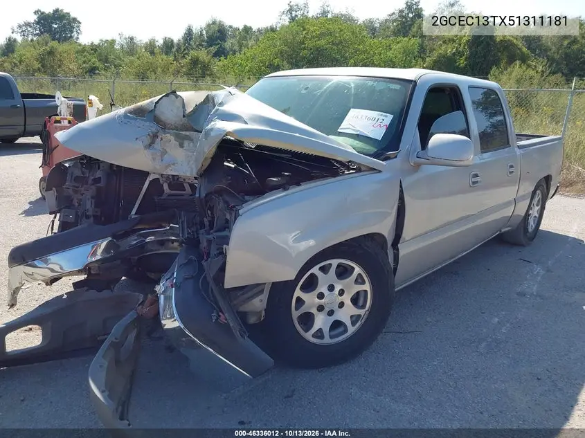 2005 CHEVROLET SILVERADO VIN 2GCEC13TX51311181 — фото 2