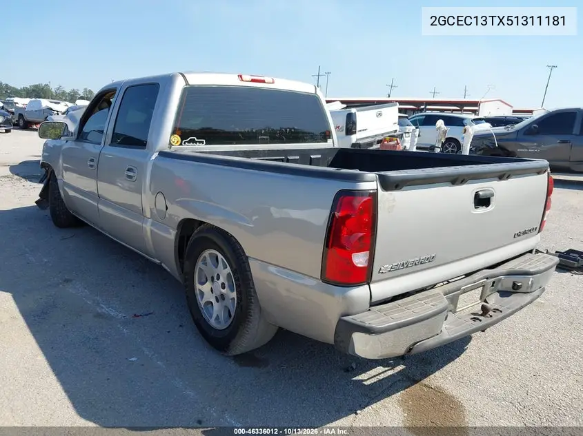 2005 CHEVROLET SILVERADO VIN 2GCEC13TX51311181 — фото 3