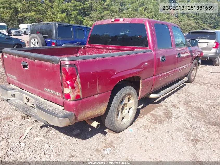 2005 CHEVROLET SILVERADO VIN 2GCEC13T251381659 — фото 4