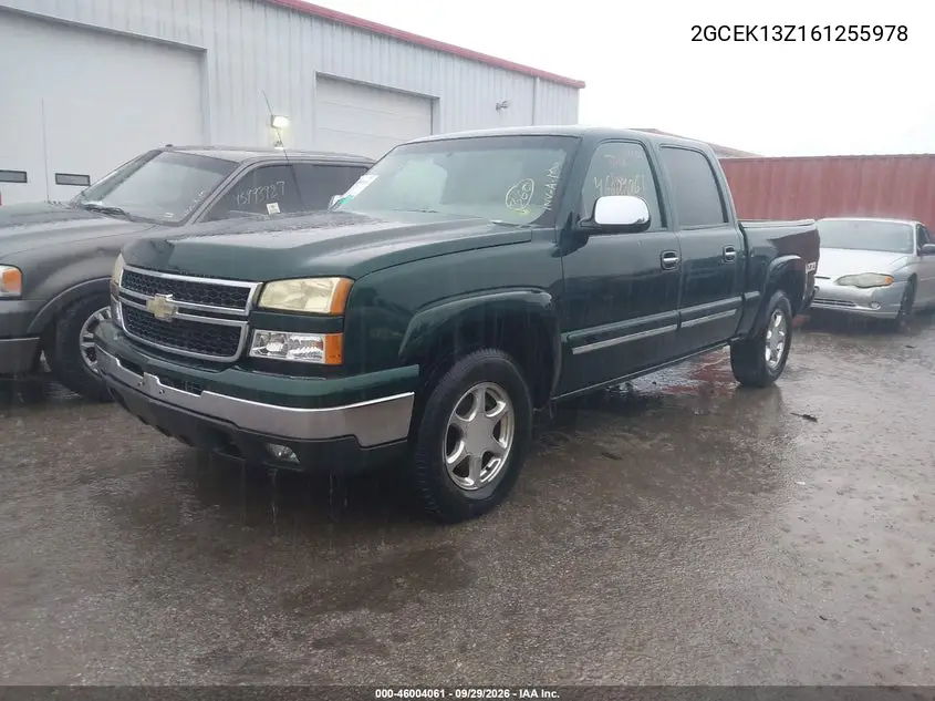 2006 CHEVROLET SILVERADO VIN 2GCEK13Z161255978 — фото 2