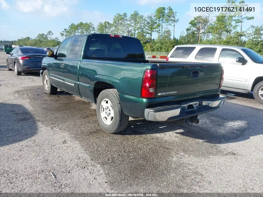 2006 CHEVROLET SILVERADO VIN 1GCEC19T76Z141491 — фото 3
