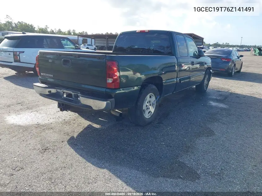2006 CHEVROLET SILVERADO VIN 1GCEC19T76Z141491 — фото 4