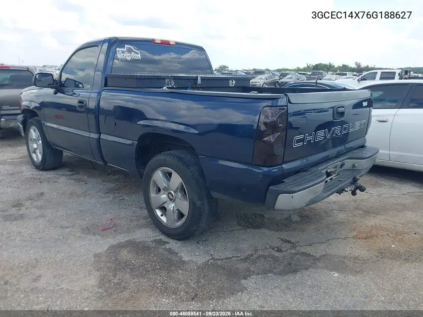 2006 CHEVROLET SILVERADO VIN 3GCEC14X76G188627 — фото 3