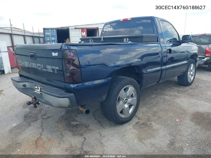 2006 CHEVROLET SILVERADO VIN 3GCEC14X76G188627 — фото 4